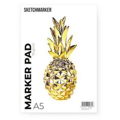 Бумага для графики SKETCHMARKER Альбом для маркеров SKETCHMARKER Marker, 75г/м2, А5, 50л. (склейка по короткой стороне, мягкая обложка)