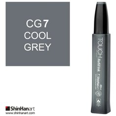 Художественный маркер TOUCH Заправка для спирт. маркеров TOUCH ShinHan Art, 20мл, серый холодный 7