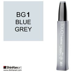 Художественный маркер TOUCH Заправка для спирт. маркеров TOUCH ShinHan Art, 20мл, серый синеватый 1