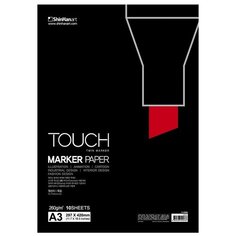 Бумага для графики TOUCH Бумага для маркеров А3 260г/м2 "TOUCH Marker Paper" ShinHan Art, 10 листов