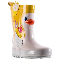 Резиновые сапоги Kakadu размер 24, желтый/розовый