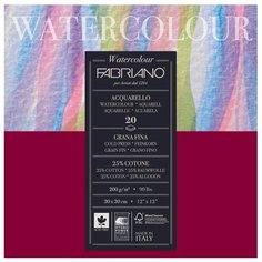 Альбом для акварели Fabriano Watercolour 30 х 30 см, 200 г/м², 20 л.