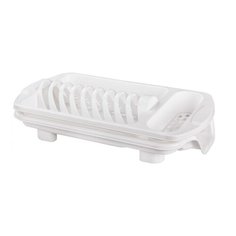 Сушилка для посуды Альтернатива М6242 со сливом белый Alternativa