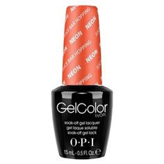 Гель-лак для ногтей OPI GelColor Neon, 15 мл, Juice Bar Hopping