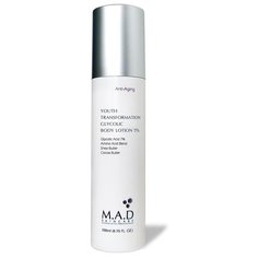 M.A.D SkinCare Лосьон Youth Transformation Glycolic Body Lotion 7% Омолаживающий для Тела с 7% Гликолевой Кислотой, 200 мл