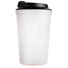 Термокружка на присоске "Coffee Buddy" с двойными стенками / Автомобильная термокружка для кофе с герметичной крышкой из силикона / Вакуумная термокружка из пластика для холодных и горячих напитков, 340 мл