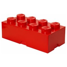 Ящик для хранения LEGO 8 Storage brick красный
