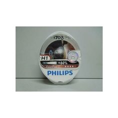 Лампа PHILIPS H1-12-55 +60% VISION PLUS набор 2шт