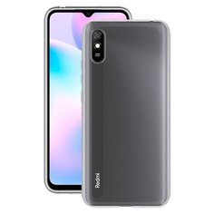 Чехол Gel Case для Xiaomi Redmi 9A, прозрачный, PET синий, Deppa, Deppa 87696