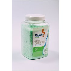 Соль морская природная, Dr. Aqua, Мята «Мятное удовольствие» , 1,5 кг. - 2 банки по 750гр.