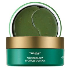 TRIMAY Патчи с маслом крокодила Alligator & Cica Hydrogel Eye Patch