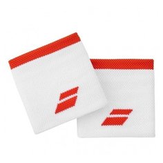 Напульсник Babolat Wristband Logo x2 White/Red 5UA1261-1043