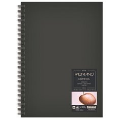 Скетчбук для зарисовок Fabriano Drawingbook на спирали портрет 29.7 х 21 см (A4), 160 г/м², 60 л.