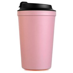 Термокружка на присоске "Coffee Buddy" с двойными стенками / Автомобильная термокружка для кофе с герметичной крышкой из силикона / Вакуумная термокружка из пластика для холодных и горячих напитков, 340 мл