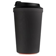 Термокружка на присоске "Coffee Buddy" с двойными стенками / Автомобильная термокружка для кофе с герметичной крышкой из силикона / Вакуумная термокружка из пластика для холодных и горячих напитков, 340 мл