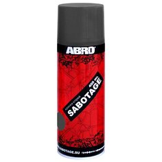 Краска ABRO Sabotage матовый, черно-серый, 400 мл