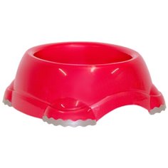 Миска Moderna "Smarty bowl", с антискольжением, цвет: бордовый, 19 х 7 см