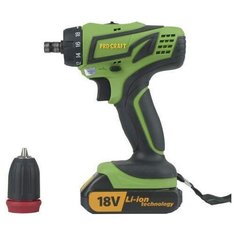 Шуруповерт Procraft РА18PRO с DFR патроном, Сменный аккумулятор