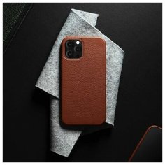 Накладка силикон Deppa Leather Case для Apple iPhone 13 Pro Коричневый арт.88123