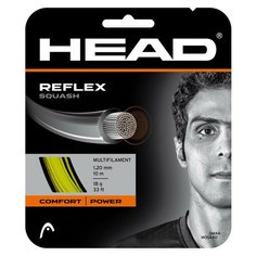 Струна для сквоша Head 10m Reflex Squash Yellow 281256-YW, 1.20