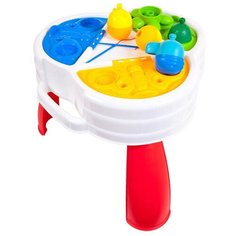 Развивающая игрушка lalaboom Столик 10 предметов (BL640), мультиколор