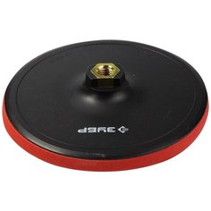 Опорная тарелка для УШМ с мягкой полиуретановой прокладкой под круг на липучке 180 мм Зубр 35782-180