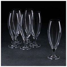 Набор бокалов для пива 380 мл Carduelis, 6 шт 5231351 Crystalite Bohemia