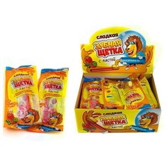 Сахарное драже "Зубная щетка с пастой", 30шт х 15г Канди Клаб