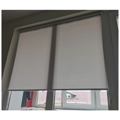 Рулонная штора на окно мини Эко (серый, 105 х 235 см) Мастер Плюс