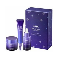 AHC Real Retinol Special Care Set Набор антивозрастных увлажняющих средств с ретинолом, 30 мл + 50 мл + 25 мл A.H.C