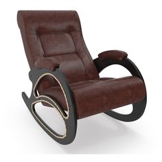 Кресло-качалка Модель 44, Венге, экокожа Antik Crocodile Komfort