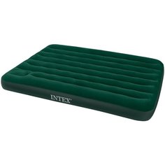 Надувной матрас Intex Downy Bed (66929), зеленый