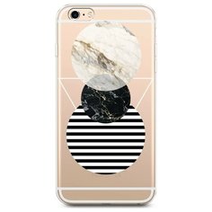 Силиконовый чехол "Пирамида из кругов" на Apple iPhone 6 Plus/6S Plus / Айфон 6 Плюс/Айфон 6С Плюс Case Place