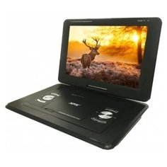 Складной портативный автомобильный цифровой телевизор с DVD плеером XPX-EA1468D DVB-T2 15" 2K