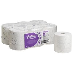 Полотенца бумажные Kleenex Ultra 6780 двухслойные белые в рулонах 6 рул.