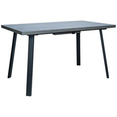 Стол раздвижной Leset Хаген 2Р, Бетон, металл черный