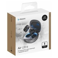 Беспроводные наушники Deppa Air Ultra TWS с микрофоном Black арт. 44172