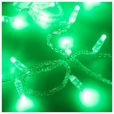 Светодиодная гирлянда ARD-STRING-CLASSIC-10000-CLEAR-100LED-STD GREEN (230V, 7W) (Ardecoled, IP65)
