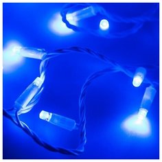 Светодиодная гирлянда ARD-STRING-CLASSIC-10000-WHITE-100LED-FLASH BLUE (230V, 7W) (Ardecoled, IP65)