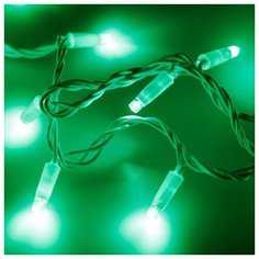 Светодиодная гирлянда ARD-STRING-CLASSIC-10000-WHITE-100LED-FLASH GREEN (230V, 7W) (Ardecoled, IP65)