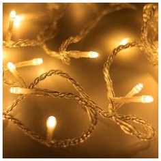 Светодиодная гирлянда ARD-STRING-HOME-5000-CLEAR-50LED-FLASH WARM (230V, 3.5W) (Ardecoled, IP20)
