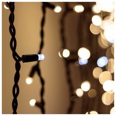 Светодиодная гирлянда ARD-CURTAIN-PRO-2000x3000-BLACK-760LED-FLASH WARM/WHITE (230V, 70W) (Ardecoled, IP65)