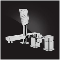 Смеситель Elghansa MONDSCHEIN NEW 2830233 на борт ванны с душевым комплектом, хром