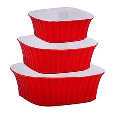 Набор салатниц керамика 3 пр Loraine 29596 KSMB-29596