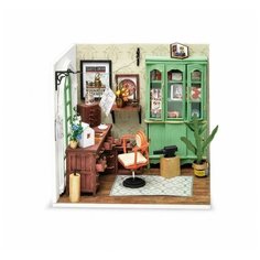 3D деревянный конструктор Миниатюрный дом Студия Джимми Robotime