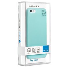Накладка Deppa Sky Case + пленка iPhone 5/5S/SE Мятная