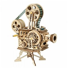 3D деревянный конструктор Robotime Механизмы работающие Кинопроектор