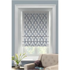 Римская штора Semplice mirino от Memotex с карнизом. В: 175см. Ш: 120см.