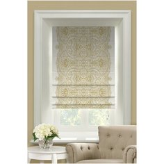 Римская штора Сapriccio от Memotex с карнизом. В: 200см. Ш: 80см.