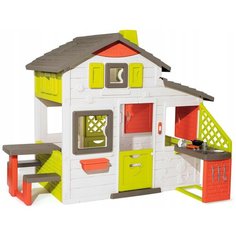 Домик Smoby Friends House с кухней и звонком 810202, белый